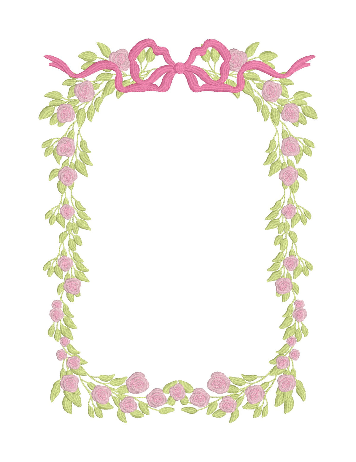 Bow & Little Flowers Frame