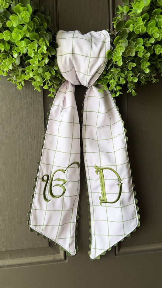 Personalized Ik Onkar Wreath Sash