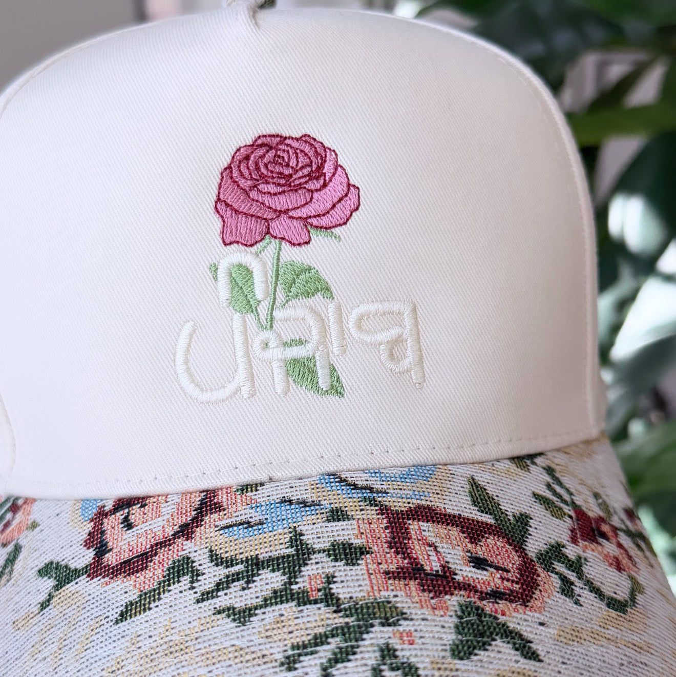 Punjab Floral Embroidered Hat