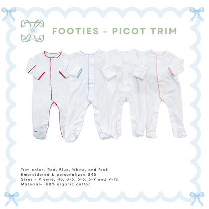 Heirloom Organic Cotton Footie