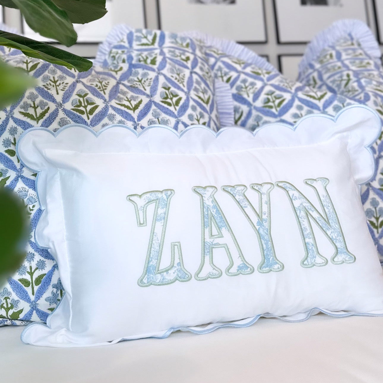 Scalloped Pillow