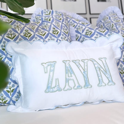 Scalloped Pillow