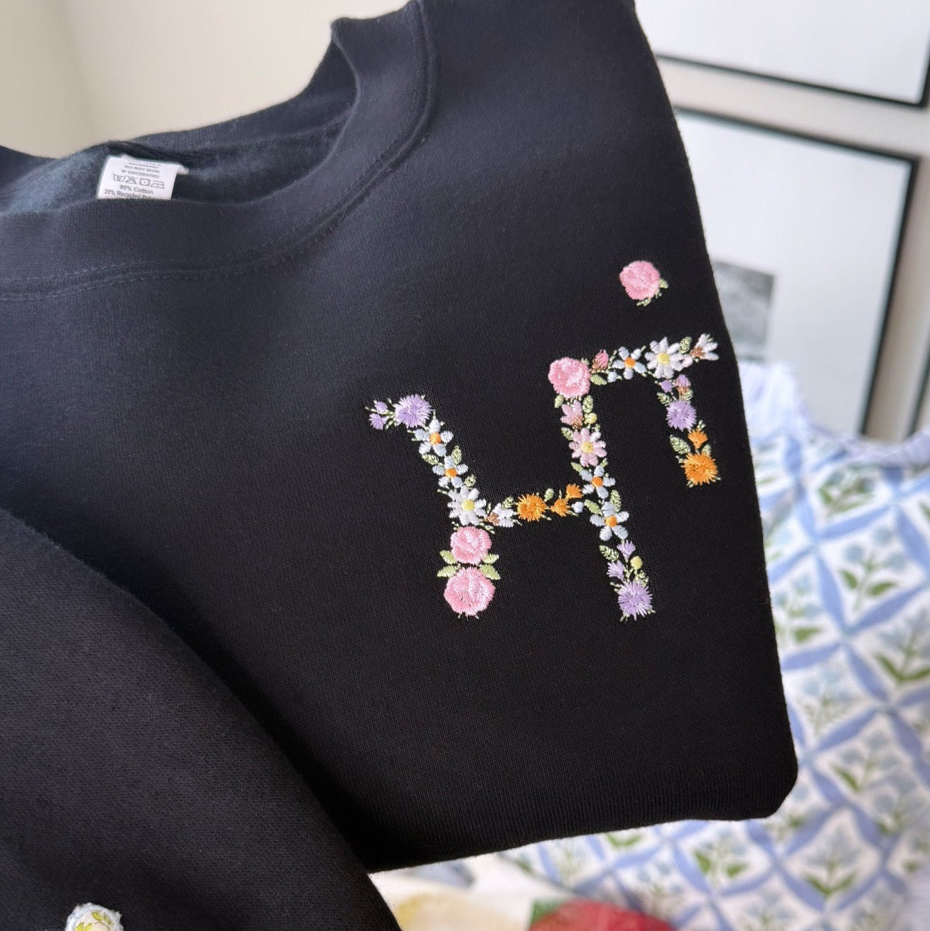 Punjabi Mama Sweatshirt | ਮਾਂ Embroidered Crewneck