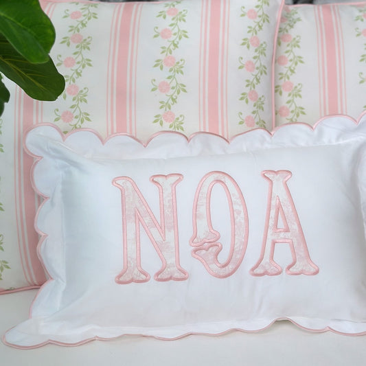 Scalloped Pillow