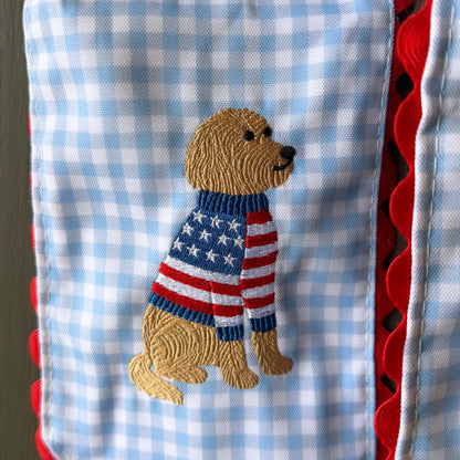 Personalized Patriotic Wreath Sash