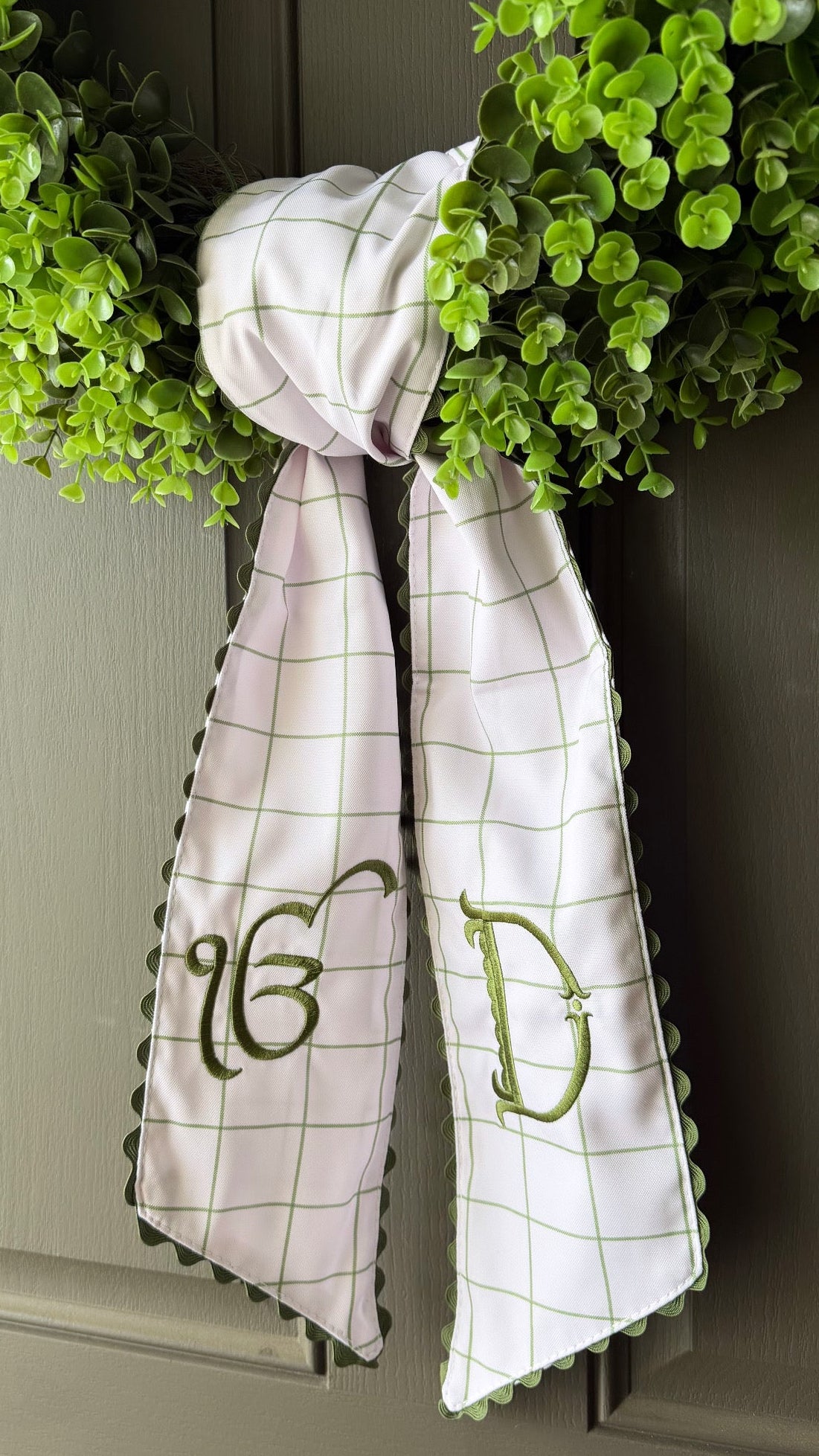 Personalized Ik Onkar Wreath Sash