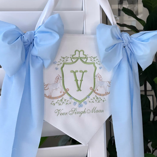 Rocking Horse Baby Banner