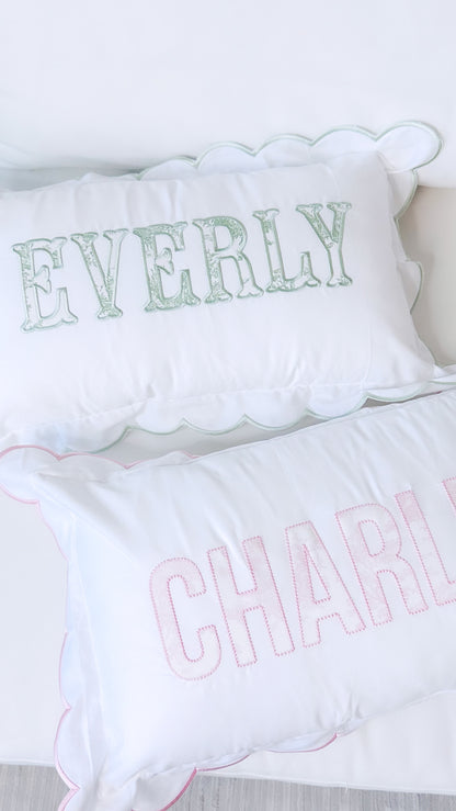 Scalloped Pillow