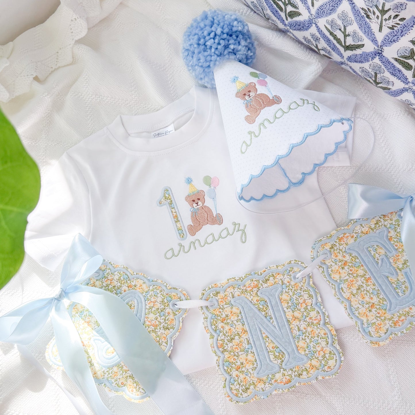 Personalized Teddy Bear Birthday Set