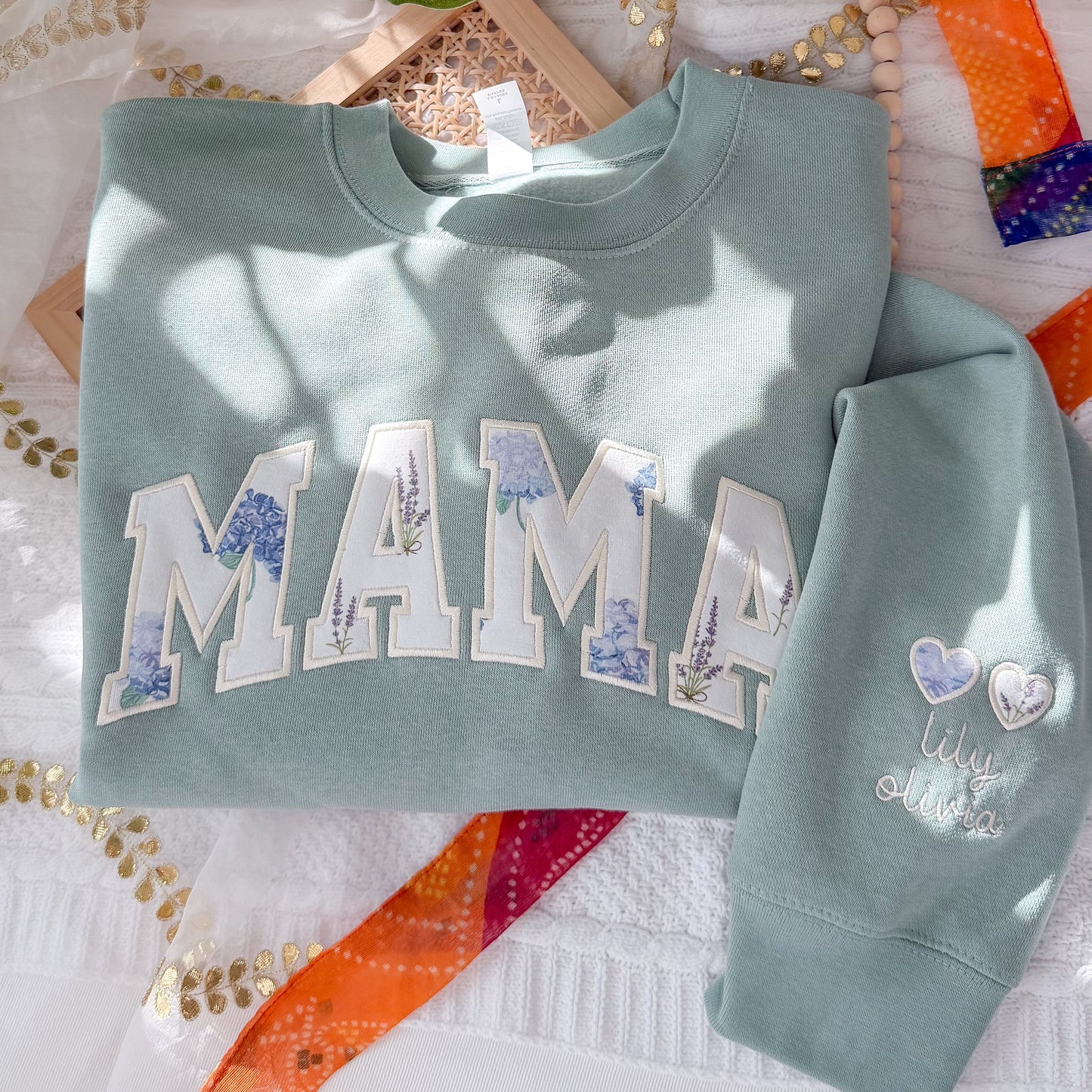 Mama Keepsake Sweatshirt | Made From Your Baby Clothes
