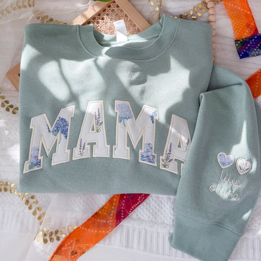 Mama Keepsake Sweatshirt | Made From Your Baby Clothes