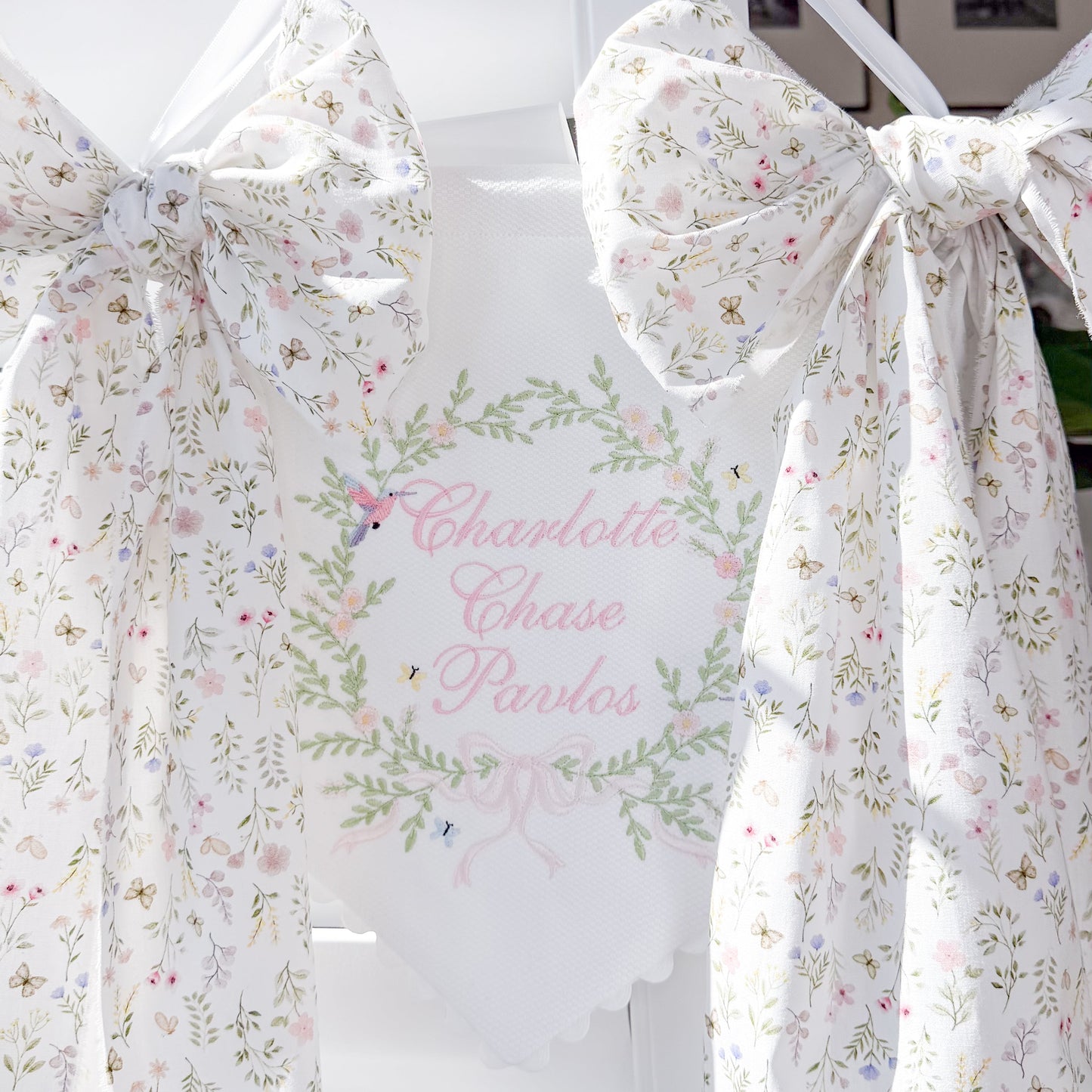 Wildflower Bespoke Baby Banner