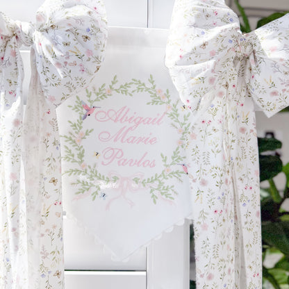 Wildflower Bespoke Baby Banner