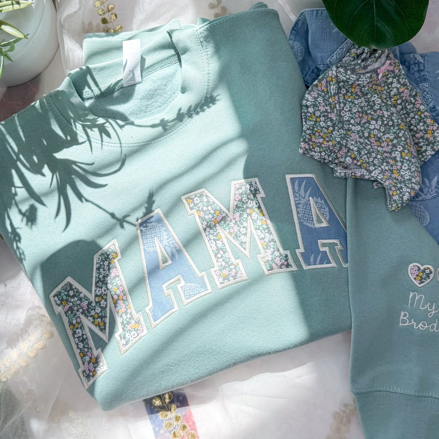 Mama Keepsake Sweatshirt | Made From Your Baby Clothes