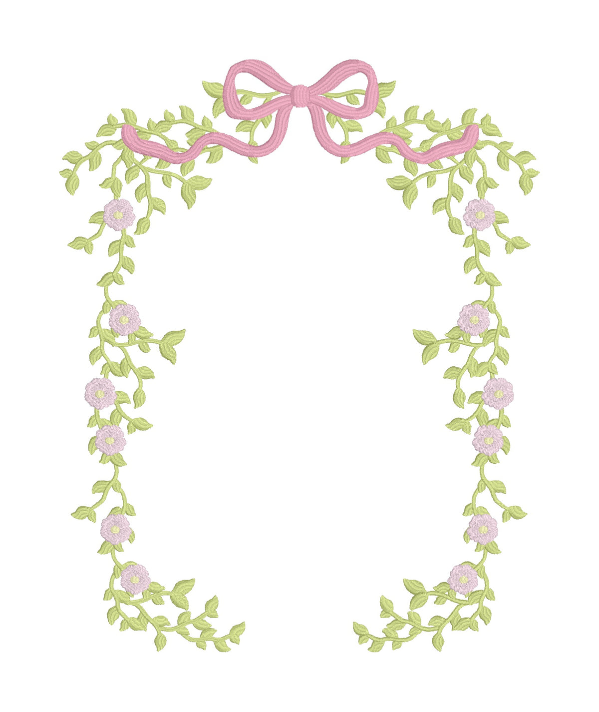 Floral Bow Border