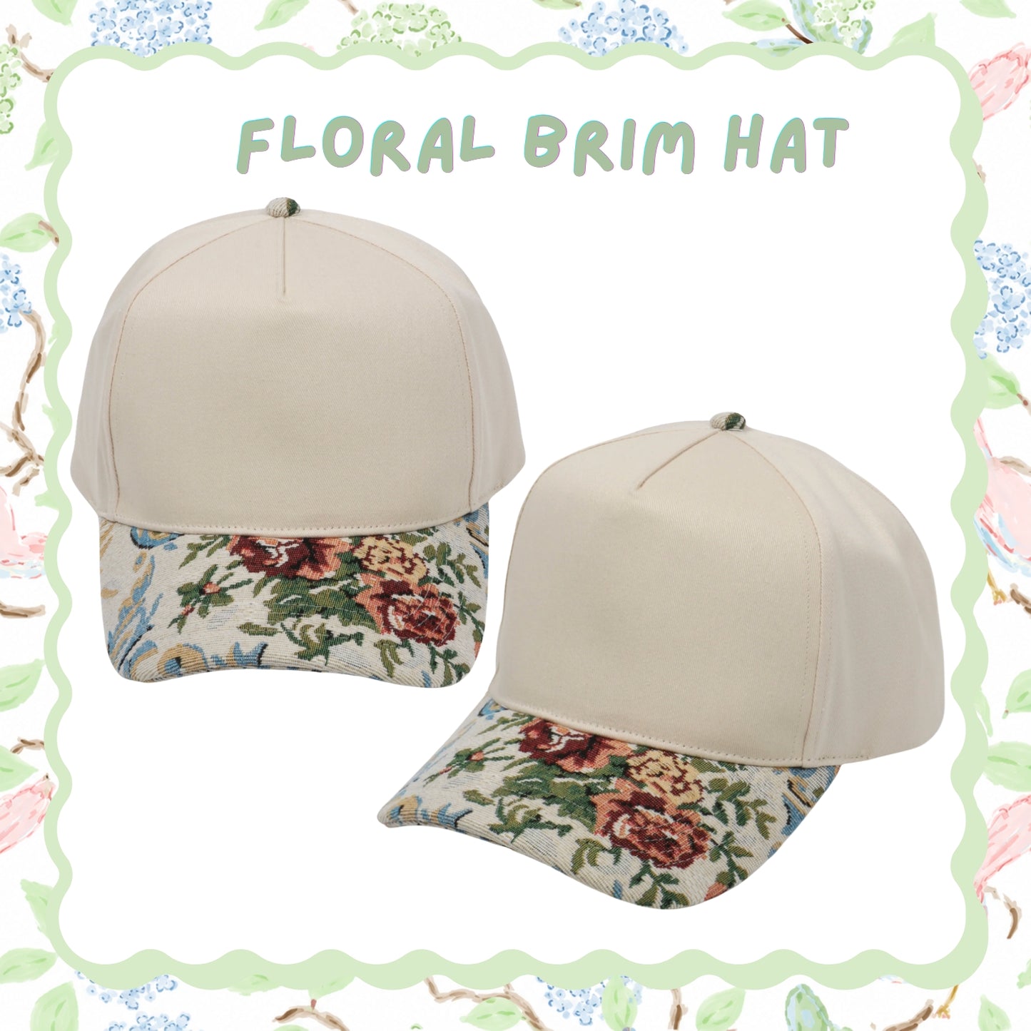 Punjab Floral Embroidered Hat